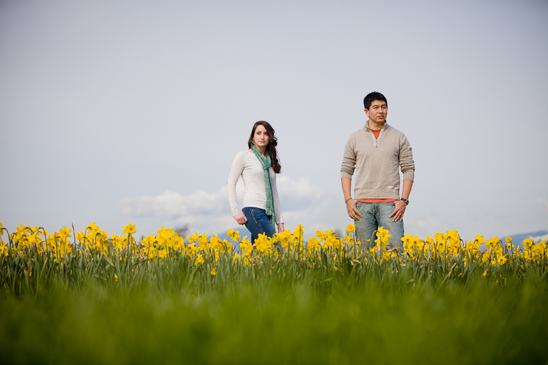 tulip festival seattle wa engagement session