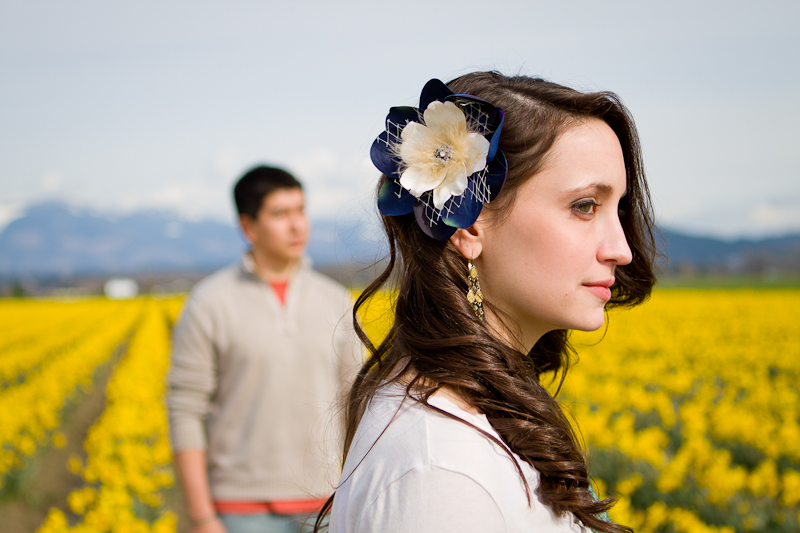 tulip festival seattle wa engagement session